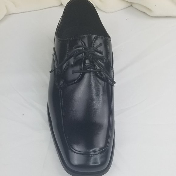 Stacy Adams Mens Black Lace Up Moc Toe Dress Shoes main image 11